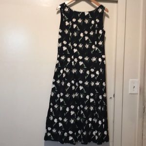 Eve Mendez lily flower a line dress size 12